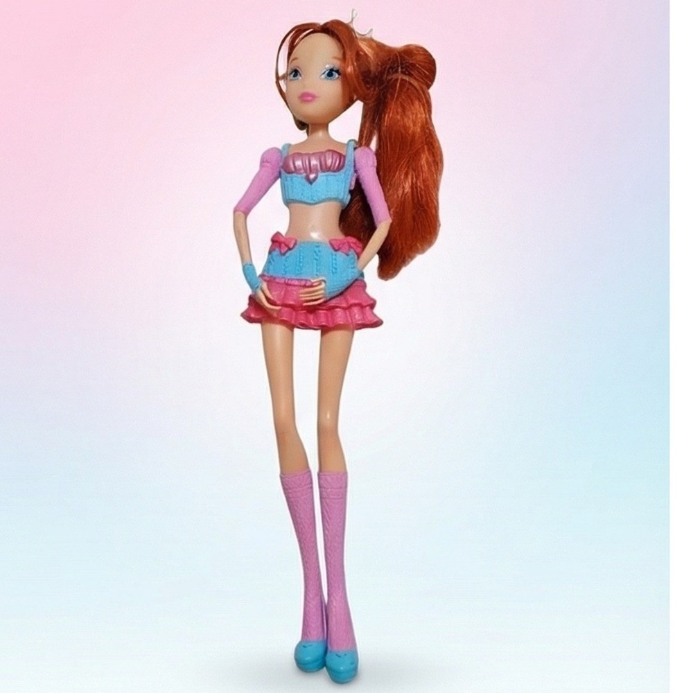 Winx Club Bloom Doll Fashion Outfit Red Hair Blue Eyes Fairytale Toy Jaxx